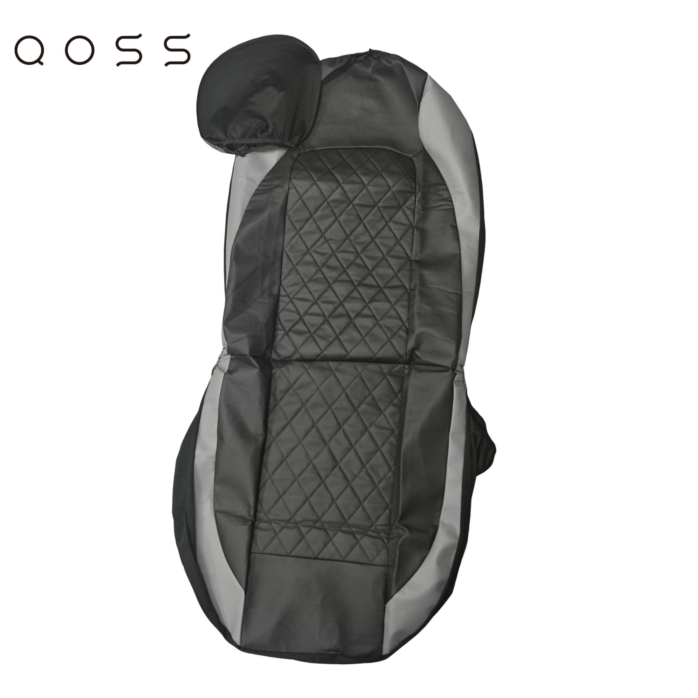 QOSS fitted automotive seat covers, Easy Install for Most Sedans SUV Pickup Trucks